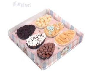 PASCOA CAIXA P/6 MINI OVOS PETÁLAS C/6 UNIDADES