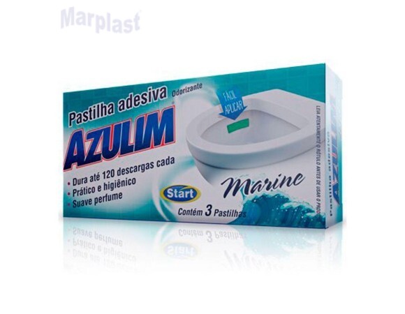 PASTILHA ADESIVA AZULIM MARINE C/3