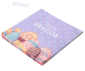PÁSCOA GUARDANAPO 32X32CM ESTAMPADO