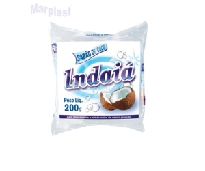 SABÃO EM BARRA COCO 200G INDAIA