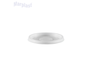 TAMPA DESCARTÁVEL P/ COPO 300ML TC-300 C/FURO TRANSLÚCIDO