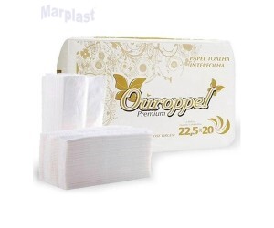 TOALHA INTERFOLHA . OUROPEL 100% CEL. 22,5X20 C/1000