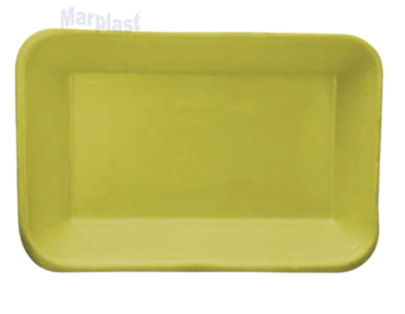 BANDEJA ISOPOR B-2 FUNDA AMARELA TFL-02 C/100 UNIDADES